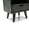 Armen Living Mohave Mid-Century Tundra Gray Acacia Single Drawer Night Stand LCMOLATG - alternate 2